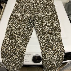 AE 16 high rise jegging jeans leopard